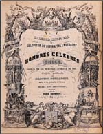 Cubierta para Galería nacional, o, Colección de biografías i retratos de hombres celebres de Chile: tomo segundo