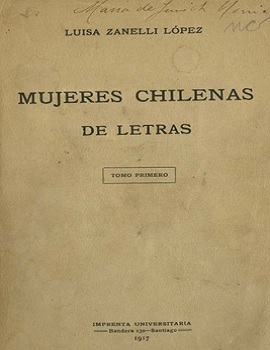 Cubierta para Mujeres chilenas de letras