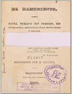 Cubierta para El hambriento: papel público sin período, sin literatura, impolítico, pero provechoso y chusco