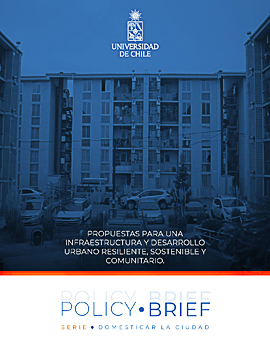 Cubierta para Policy Brief: Propuestas para una infraestructura y desarrollo urbano resiliente, sostenible y comunitario