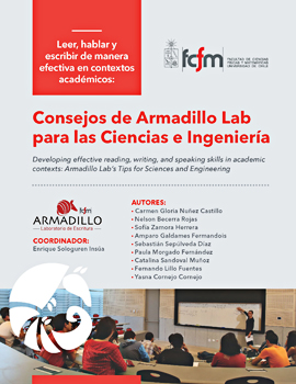 Cubierta para Leer, hablar y escribir de manera efectiva en contextos académicos: consejos de Armadillo Lab para las ciencias e ingeniería