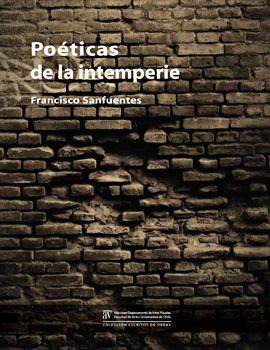 Cubierta para Poéticas de la intemperie