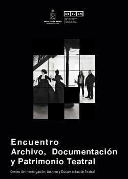 Cubierta para Encuentro Archivo, Documentación y Patrimonio Teatral