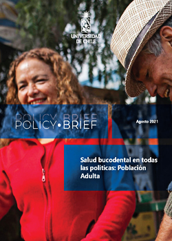 Cubierta para Policy Brief: Salud bucodental en todas las políticas: población adulta