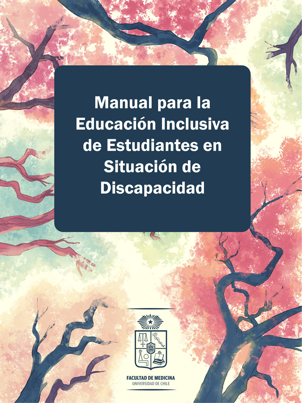 Cubierta para Manual para la educación inclusiva de estudiantes en situación de discapacidad