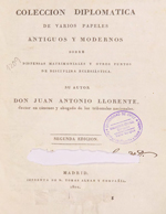 Cubierta para Colección diplomática de varios papeles antiguos y  modernos sobre dispensas matrimoniales y otros puntos de disciplina eclesiástica