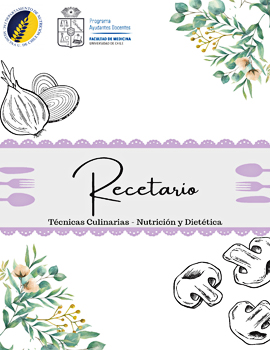 Cubierta para Recetario: técnicas culinarias - nutrición y dietética