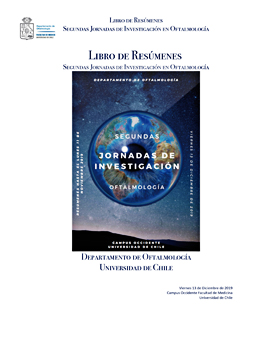 Cubierta para Libro de resúmenes : Segundas Jornadas de Investigación en Oftalmología
