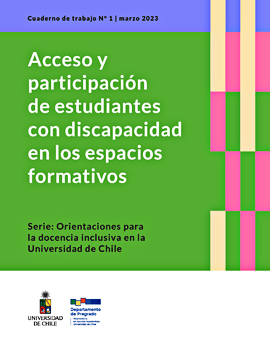Cubierta para Acceso y participación de estudiantes con discapacidad en los espacios formativos