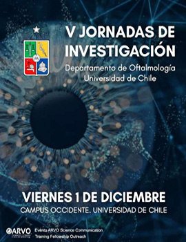 Cubierta para V Jornadas de Investigación: Departamento de Oftalmología Universidad de Chile