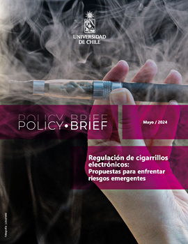 Cubierta para Policy Brief: Regulación de cigarrillos electrónicos: propuestas para enfrentar riesgos emergentes
