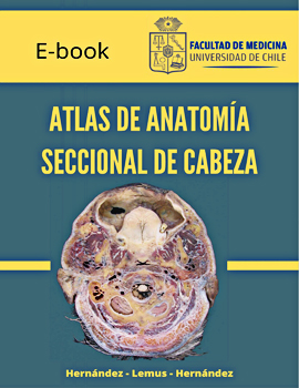 Cubierta para Atlas de anatomía seccional de cabeza