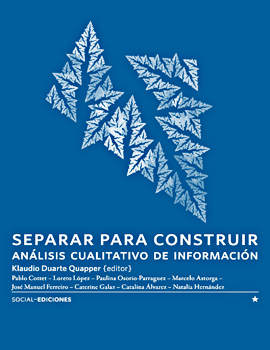 Cubierta para Separar para construir: Análisis cualitativo de información