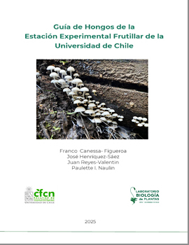 Cubierta para Guía de hongos de la Estación Experimental Frutillar de la Universidad de Chile