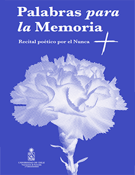 Cubierta para Palabras para la memoria. Recital poético por el nunca +