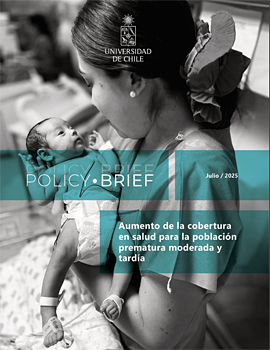 Cubierta para Policy Brief: Aumento de la cobertura en salud para la población prematura moderada y tardía