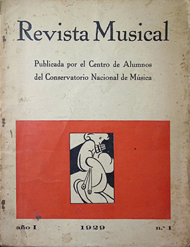 Cubierta para Revista Musical