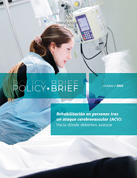 Cubierta para Policy Brief: Rehabilitación en personas tras un ataque cerebrovascular (ACV): Hacia dónde debemos avanzar