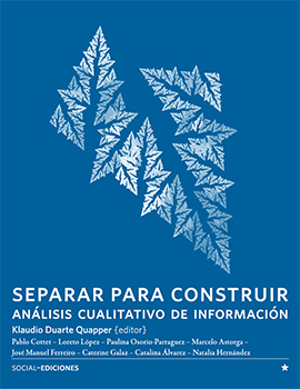 Cubierta para Separar para construir: Análisis cualitativo de información