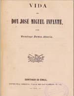 Cubierta para Vida de don José Miguel Infante