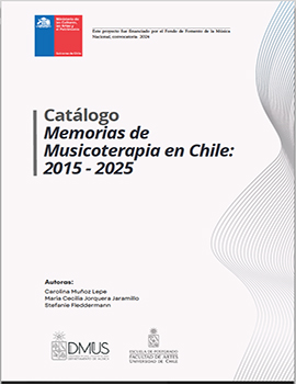 Cubierta para Catálogo Memorias de musicoterapia en Chile: 2015-2025