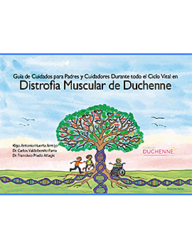 Cubierta para Guía de cuidadores para padres y cuidadores durante todo el ciclo vital en distrofia muscular de Duchenne