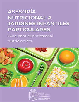 Cubierta para Asesoría nutricional a jardines infantiles particulares: Guía para el profesional nutricionista