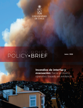 Cubierta para Policy Brief - Incendios de interfaz y evacuación: hacia un marco operativo basado en evidencia