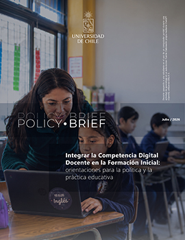 Cubierta para Policy Brief: Integrar la competencia digital docente en la formación inicial: orientaciones para la política y la práctica educativa