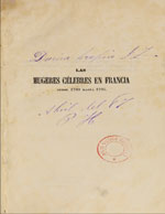 Cubierta para Las mugeres célebres en Francia: desde 1789 hasta 1795, y su influjo en la revolución