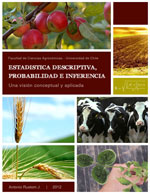Cubierta para Estadística descriptiva, probablilidad e inferencia: una visión conceptual y aplicada