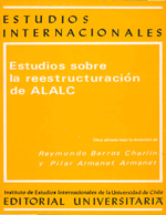 Cubierta para Estudios sobre la reestructuración de ALALC