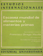 Cubierta para Escasez mundial de alimentos y materias primas