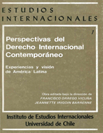 Cubierta para Perspectivas del derecho internacional contemporáneo: experiencias y visión de América Latina: volumen 1: Los complejos de obras publicas binacionales y multinacionales