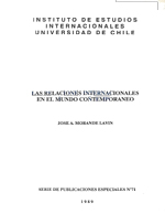 Cubierta para Las relaciones internacionales en el mundo contemporáneo