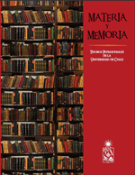 Cubierta para Materia y memoria: tesoros patrimoniales de la Universidad de Chile