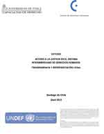 Cubierta para Acceso a la justicia en el Sistema Interamericano de Derechos Humanos: transparencia y representación legal