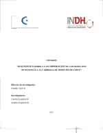 Cubierta para Diagnóstico sobre la incorporación de los derechos humanos en las carreras de derecho en Chile