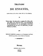 Cubierta para Tratado de ensayes tanto por la vía seca como por la vía húmeda : de toda clase de minerales i pastas de cobre, plomo, plata, oro, mercurio, etc.