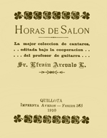 Cubierta para Horas de salón: la mejor colección de cantares