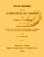 Cubierta para Ensayo histórico sobre la revolución del Paraguay
