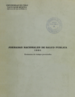Cubierta para I Jornadas nacionales de Salud Pública: resúmenes de trabajos presentados