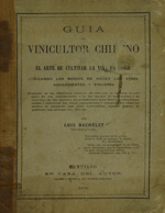 Cubierta para Guía del vinicultor chileno: el arte de cultivar la viña en Chile