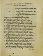 Cubierta para M. Annei Lucani Civilis Belli