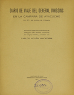 Cubierta para Diario de viaje del general O'Higgins en la campaña de Ayacucho