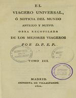 Cubierta para El viagero universal: noticia del mundo antiguo y nuevo, obra recopilada de los mejores viageros