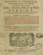 Cubierta para Politica indiana: dividida en seis libros