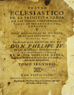 Cubierta para Teatro eclesiástico de la primitiva Iglesia de las Indias Occidentales: vidas de sus arzobispos y obispos y cosas memorables de sus sedes en lo que pertenece al reino del Perú