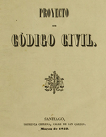 Cubierta para Proyecto de código civil: [V.3]
