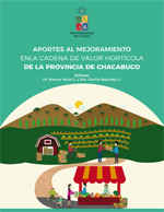 Cubierta para Aportes al mejoramiento en la cadena de valor hortícola de la provincia de Chacabuco